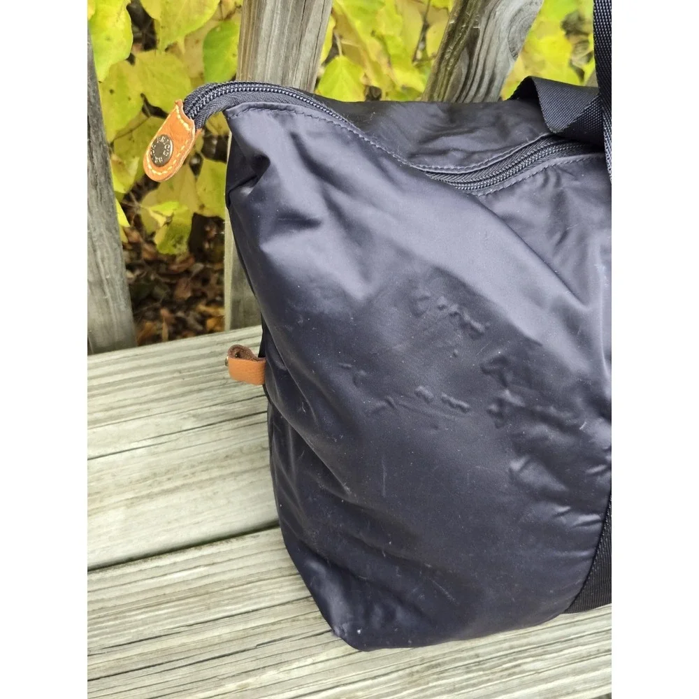 Bric's Nylon Leather Navy‎ Blue Duffle Bag